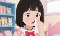 “妈妈，我的鼻子又‘画画’了！”